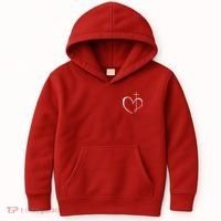 Walking By Faith Tripping Constantly Front And Back Kids Hoodie thumb 0