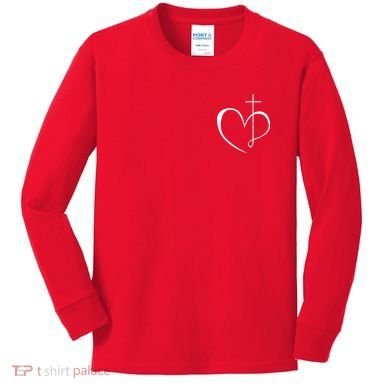 Walking By Faith Tripping Constantly Front And Back Kids Long Sleeve Shirt