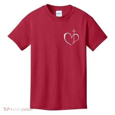 Walking By Faith Tripping Constantly Front And Back Kids T-Shirt