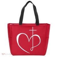Walking By Faith Tripping Constantly Front And Back Tote Bag thumb 0