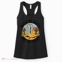 Walk by Faith Not by Sight Western Boots Women's Tank Top thumb 0