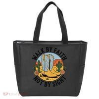 Walk by Faith Not by Sight Western Boots Tote Bag thumb 0