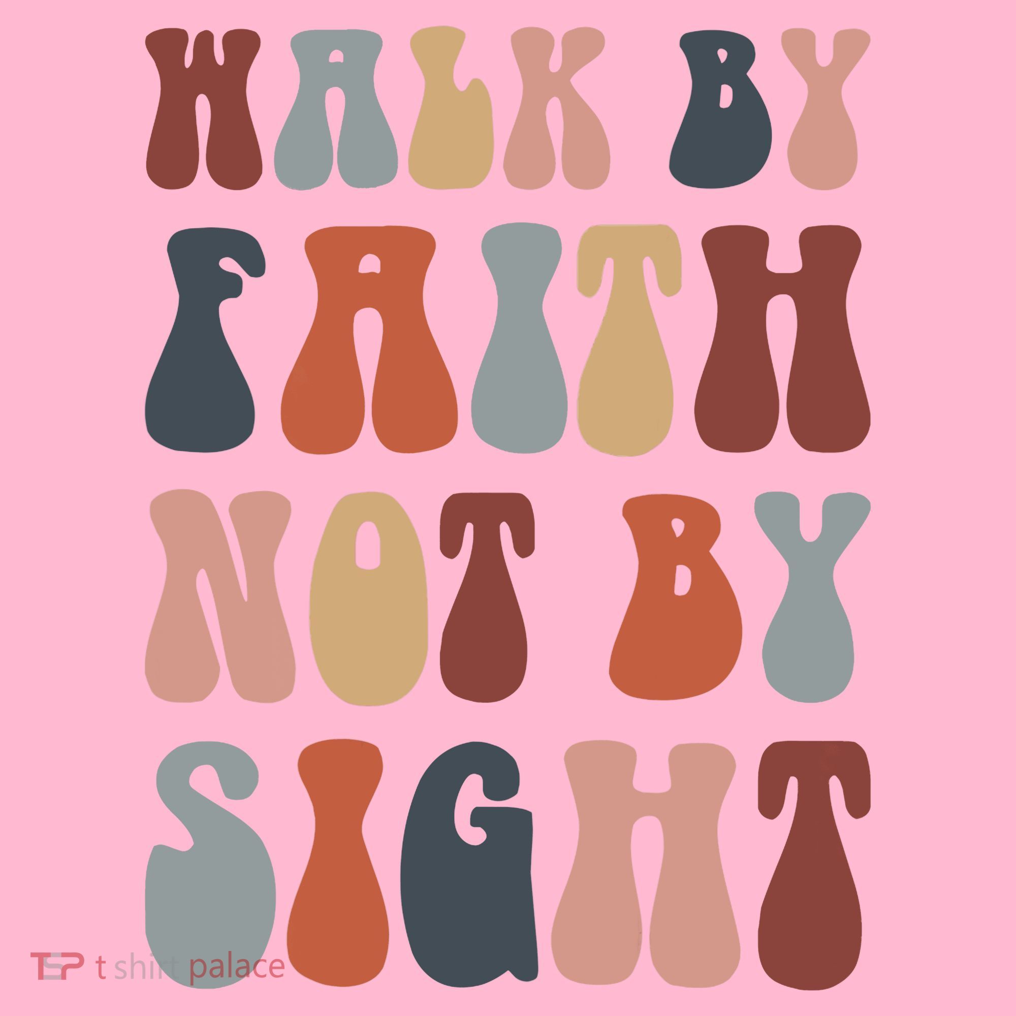 Walk By Faith Not By Sight Bible Verse Christian Coaster