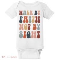 Walk By Faith Not By Sight Bible Verse Christian Baby Bodysuit thumb 0