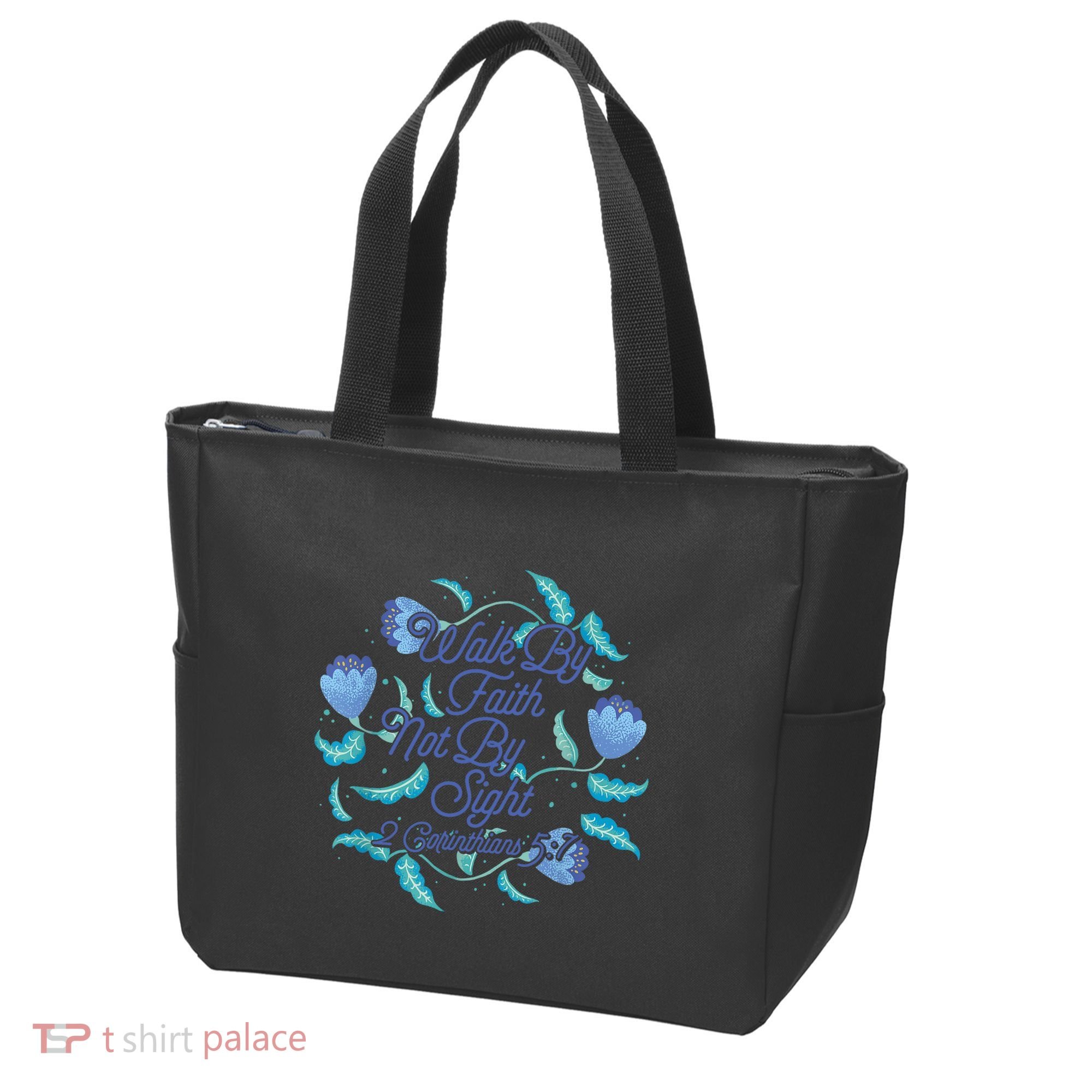 Walk By Faith Not By Sight 2 Corinthians 5:7 Tote Bag