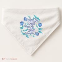 Walk By Faith Not By Sight 2 Corinthians 5:7 USA-Made Doggie Bandana thumb 0