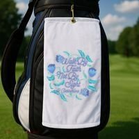 Walk By Faith Not By Sight 2 Corinthians 5:7 Golf Towel thumb 2