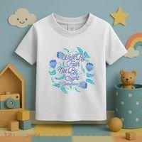Walk By Faith Not By Sight 2 Corinthians 5:7 Toddler T-Shirt thumb 3