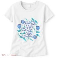 Walk By Faith Not By Sight 2 Corinthians 5:7 Women's T-Shirt thumb 0