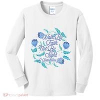 Walk By Faith Not By Sight 2 Corinthians 5:7 Kids Long Sleeve Shirt thumb 0