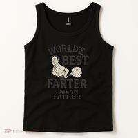 World's Best Farter I Mean Father Tank Top thumb 2