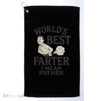 World's Best Farter I Mean Father Golf Towel thumb 0