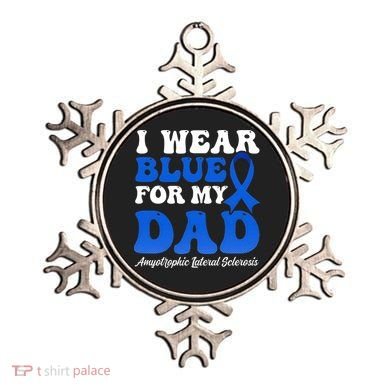 Wear Blue For Dad Design Als Awarenesss Ornament