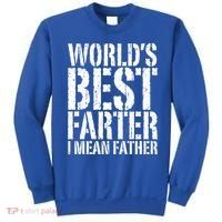 WorldS Best Farter I Mean Father Funny Gift Fathers Day Great Gift Sweatshirt thumb 0