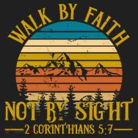 Walk By Faith Not By Sight 2 Corinthians 5:7 Women's Sweatshirt thumb 2