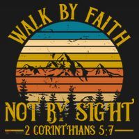 Walk By Faith Not By Sight 2 Corinthians 5:7 Women's Hoodie thumb 2
