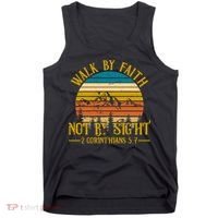 Walk By Faith Not By Sight 2 Corinthians 5:7 Tank Top thumb 0