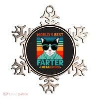 Worlds Best Farter I Mean Father Best Cat Dad Ever Ornament thumb 0