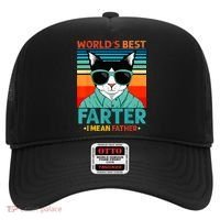 Worlds Best Farter I Mean Father Best Cat Dad Ever Hat thumb 0