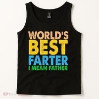 World's Best Farter Funny Humor Dad Fathers Day Tank Top thumb 2