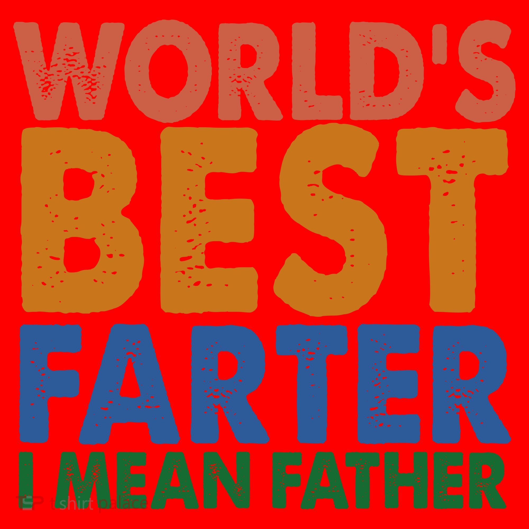 World's Best Farter Funny Humor Dad Fathers Day Santa Hat