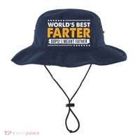 Worlds Best Farter Oops I Meant Father Funny Bucket Hat thumb 0