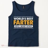 Worlds Best Farter Oops I Meant Father Funny Tank Top thumb 2