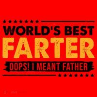 Worlds Best Farter Oops I Meant Father Funny Santa Hat thumb 1