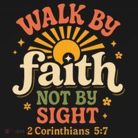 Walk By Faith Not By Sight 2 Corinthians 57 Christian Quote Women's Hoodie thumb 2