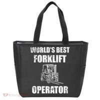 Worlds Best Forklift Operator. Forklift Certified Tote Bag thumb 0