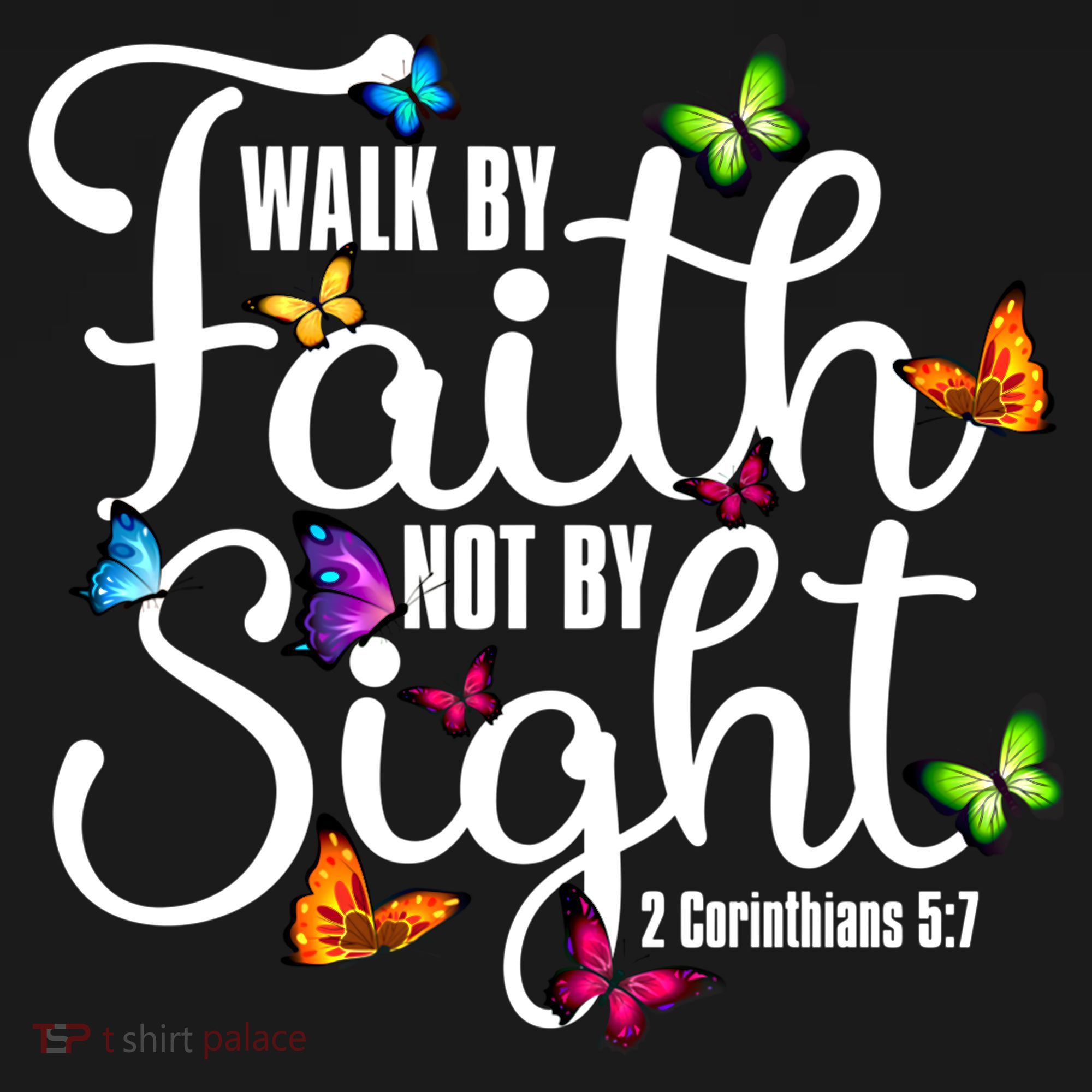 Walk By Faith Not By Sight 2 Corinthians 5 7 Butterfly Art Gift Bucket Hat