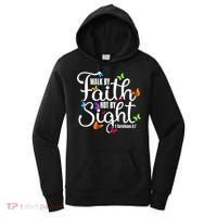 Walk By Faith Not By Sight 2 Corinthians 5 7 Butterfly Art Gift Women's Hoodie thumb 0