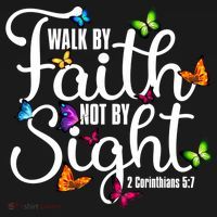Walk By Faith Not By Sight 2 Corinthians 5 7 Butterfly Art Gift Women's Hoodie thumb 2