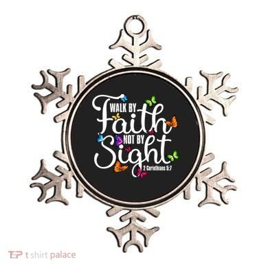 Walk By Faith Not By Sight 2 Corinthians 5 7 Butterfly Art Gift Ornament