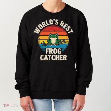 Worlds Best Frog Catcher Frog Women's Sweatshirt