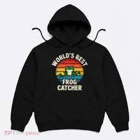 Worlds Best Frog Catcher Frog Hoodie thumb 0