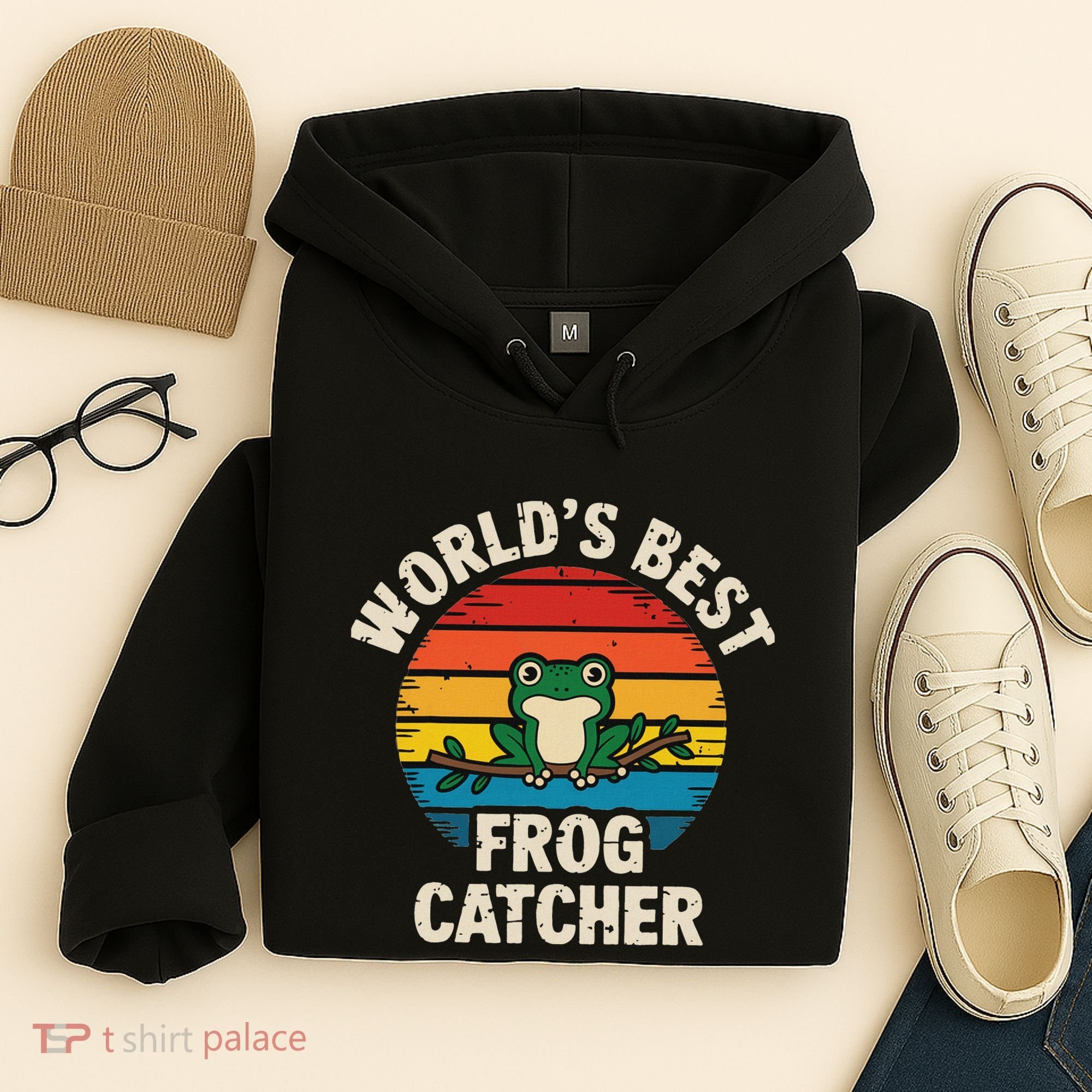 Worlds Best Frog Catcher Frog Hoodie
