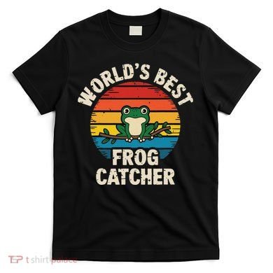 Worlds Best Frog Catcher Frog T-Shirt