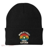 Worlds Best Frog Catcher Frog Beanie thumb 0