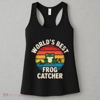 Worlds Best Frog Catcher Frog Women's Tank Top thumb 3