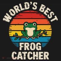 Worlds Best Frog Catcher Frog Toddler Hoodie thumb 2