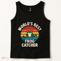 Worlds Best Frog Catcher Frog Tank Top thumb 2