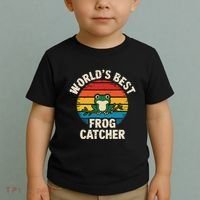 Worlds Best Frog Catcher Frog Toddler T-Shirt thumb 2
