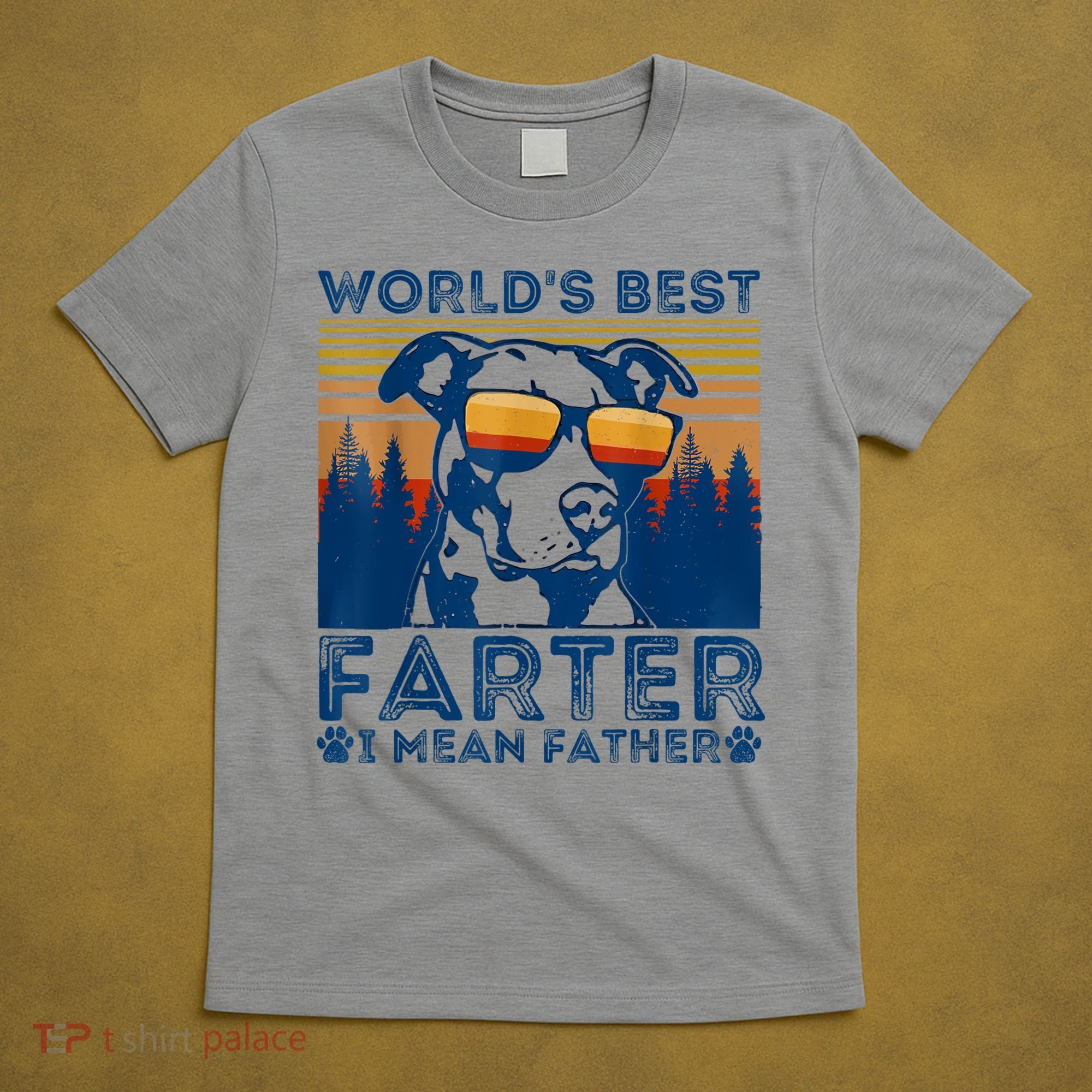 Worlds Best Farter I Mean Father Best Dad Ever Cool Dog T-Shirt