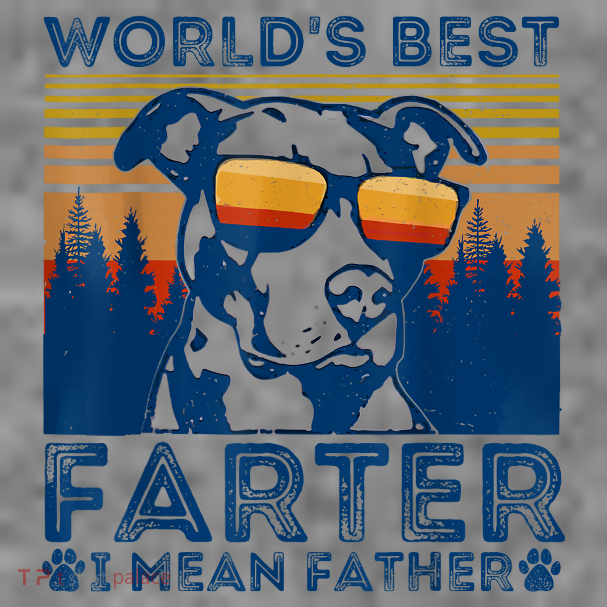 Worlds Best Farter I Mean Father Best Dad Ever Cool Dog T-Shirt