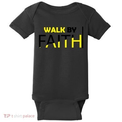 Walk By Faith Baby Bodysuit