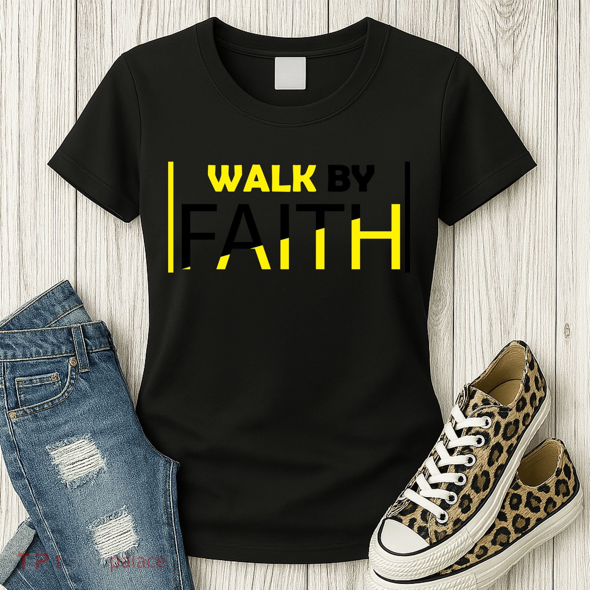 Walk By Faith Women's T-Shirt