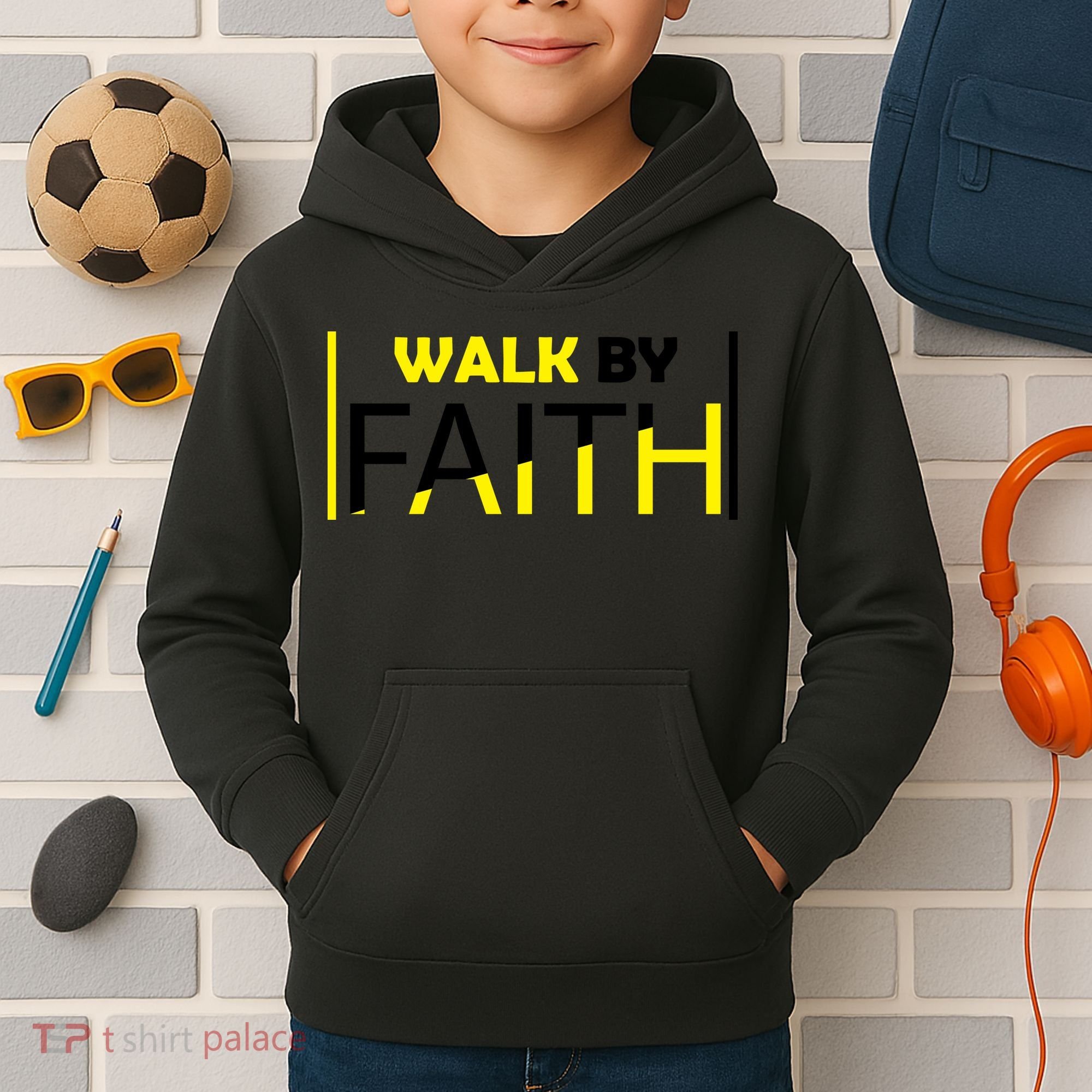 Walk By Faith Kids Hoodie