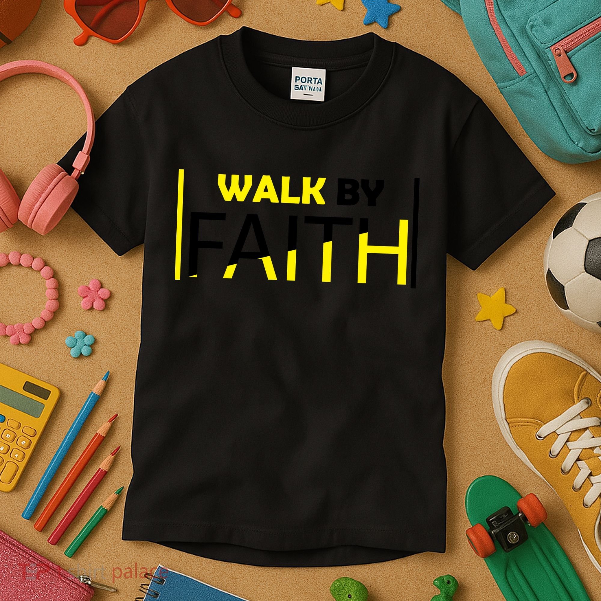 Walk By Faith Kids T-Shirt