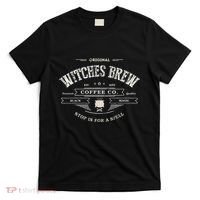 Witches Brew Funny 1692 Coffee Company Black Magic Co T-Shirt thumb 0